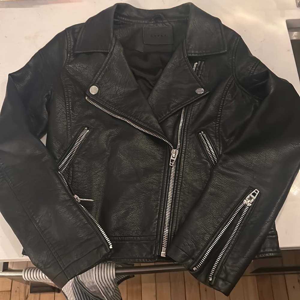 BLANK NYC VEGAN LEATHER JACKET